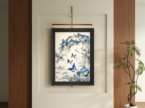 New Chinese Decorative Painting Art Painting Butterfly Hanging Painting