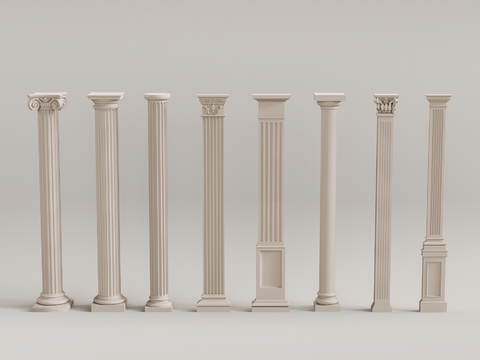 French Column Gypsum Column Roman Column Square Column