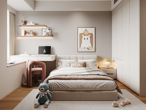 Modern kids Bedroom Girls Room