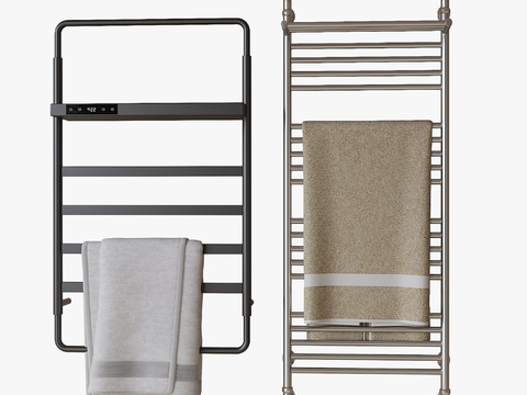 Bathroom products towel rack