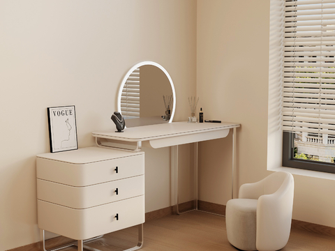 Cream Style Dressing Table