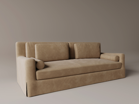 Mid-century Style sofa double sofa