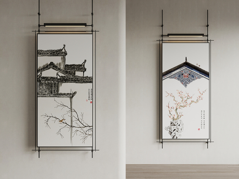 New Chinese Decorative Painting Architectural Painting Hanging Painting