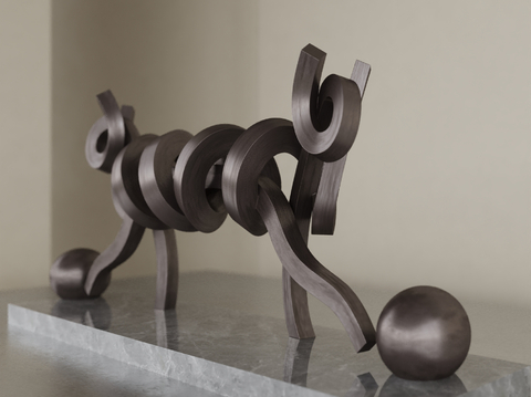 Modern Sculpture Ornaments Animal Abstract Sculpture