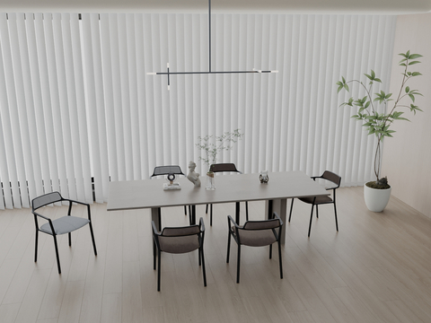 Modern Dining Table and Chair