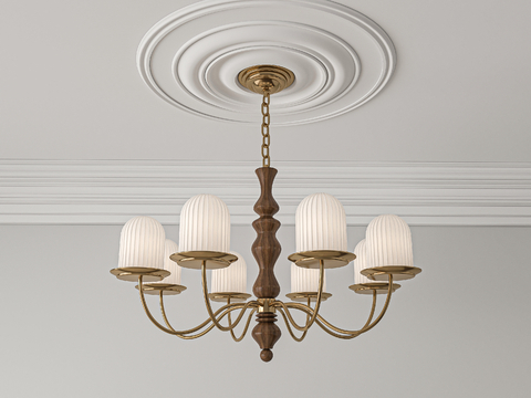 French retro chandelier multi-head chandelier