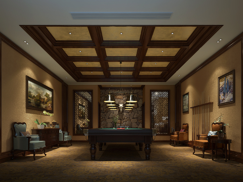 American billiard room