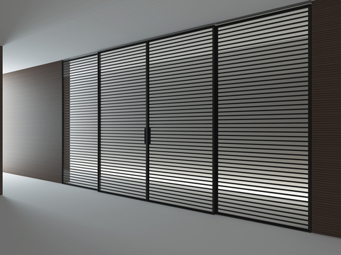 Modern sliding door sliding door grille door