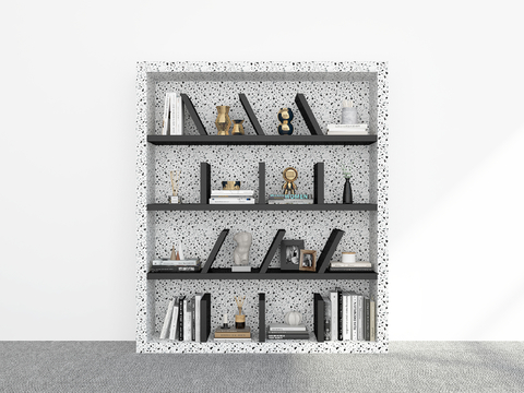 Modern Bookshelf Display Rack