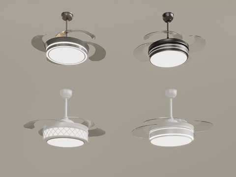 invisible ceiling fan lamp fan chandelier