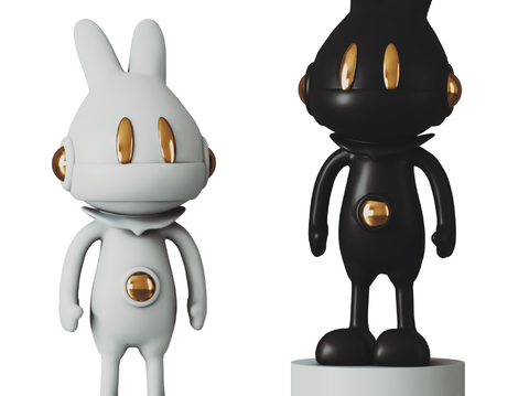 Art Toy Sculpture Interstellar Rabbit Space Rabbit