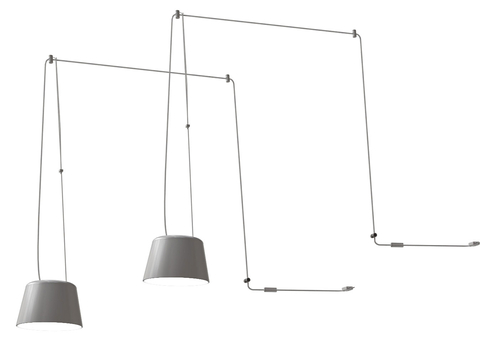 Minimalist chandelier open-line industrial chandelier