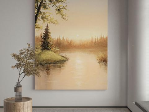 Quiet Decorative Painting Landscape Painting Oil Painting