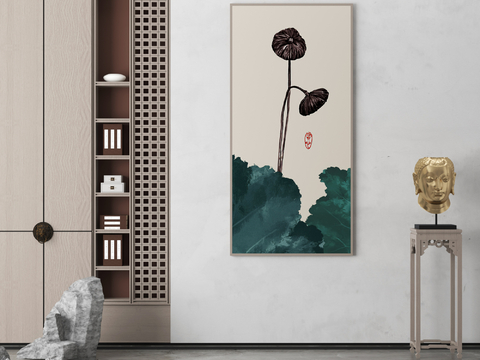 New Chinese Zen Hanging Painting Porch Painting