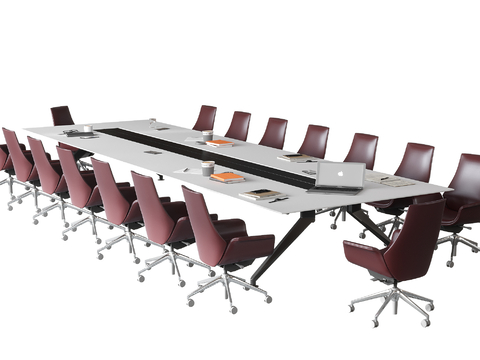 Modern Conference Table and Chair Office Chair Long Conference Table