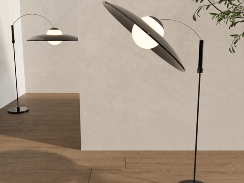 Creative floor lamp fishing lamp