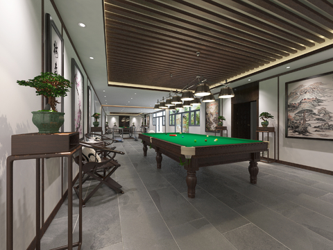 New Chinese Billiards Room