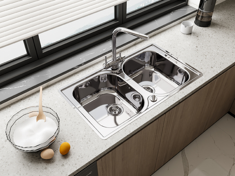 Modern stainless steel sink dish basin