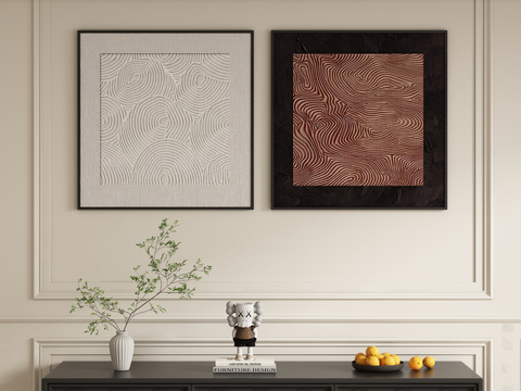 Simple abstract painting decorative painting