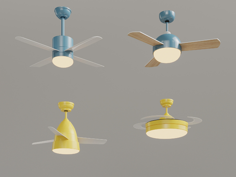 Modern children's fan light