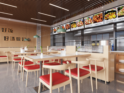 modern fast food DiningRoom Noodle Restaurant