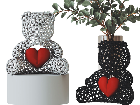 Love Little Bear Valentine's Day Decoration