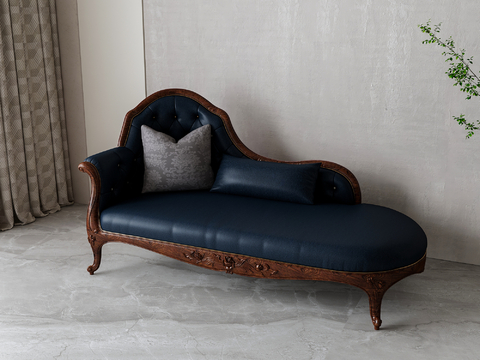 American-style chaise longue beauty couch