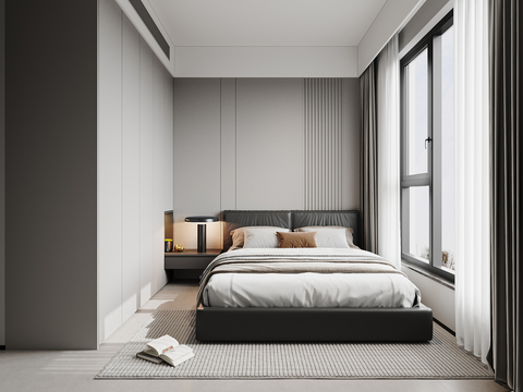 Modern Minimalist Bedroom Second Bedroom