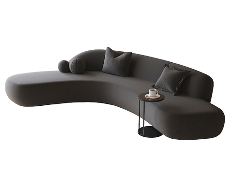 Modern Curved Sofa Shaped Sofa