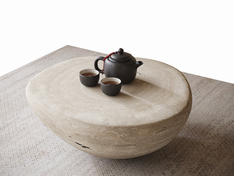 Stone tea table