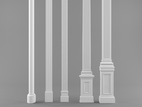 Roman Column Column Square Column Gypsum Column