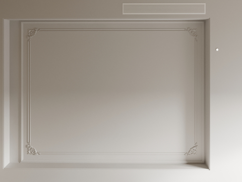 French ceiling living room ceiling modeling