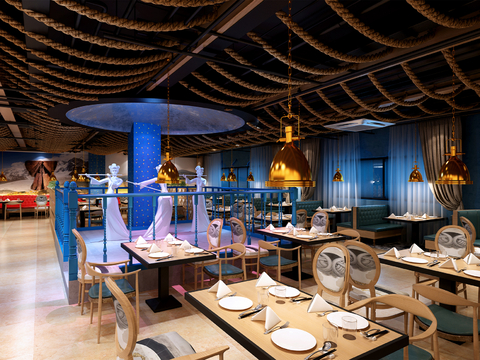 Xinjiang Theme DiningRoom Industrial Style Chinese Restaurant