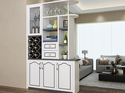 Jane European Entrance Cabinet Partition Cabinet