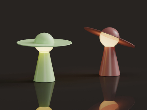 Planet Table Lamp Humanoid Table Lamp