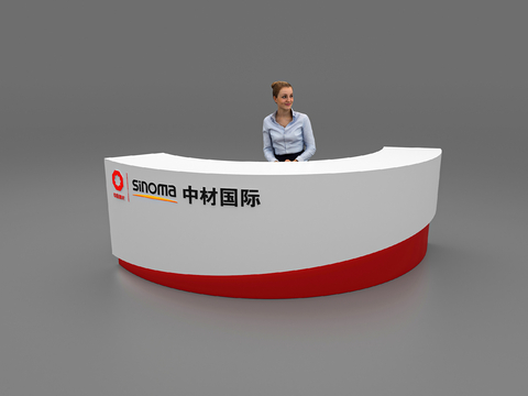 Modern Front Desk Service Desk