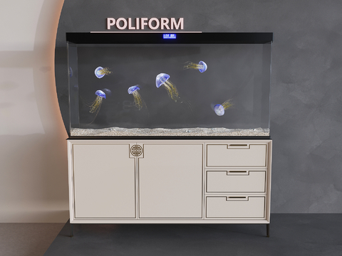 New Chinese Fish Tank Aquarium Jellyfish