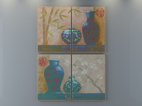 Neo-Chinese Style Decorative Painting Art Painting Hanging Painting