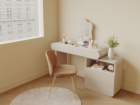 Cream Style Dressing Table