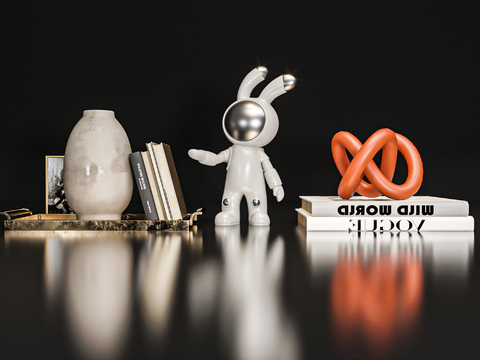 Modern Jewelry Ornaments Aerospace Rabbit Books