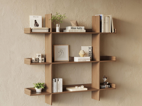 Wall-mounted storage rack display rack