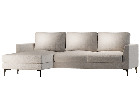 Modern corner sofa multiplayer sofa