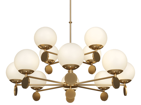 Stilfort multi-head chandelier