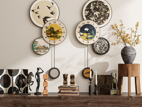 Mid-century Style clock clock wall clock