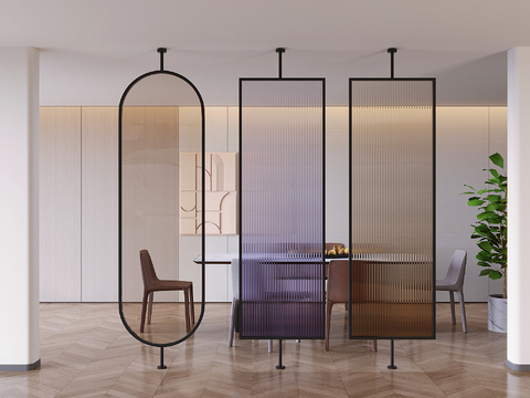 Changhong gradient glass partition