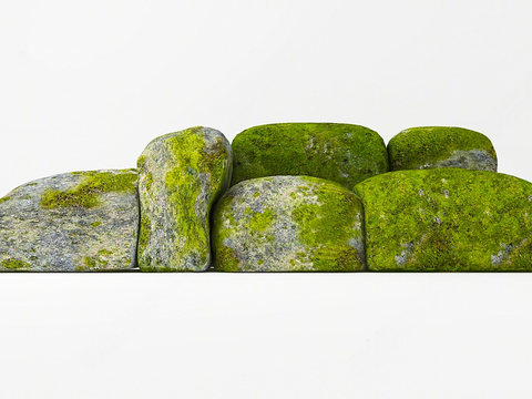 Moss Stone Landscape Stone Set Stone