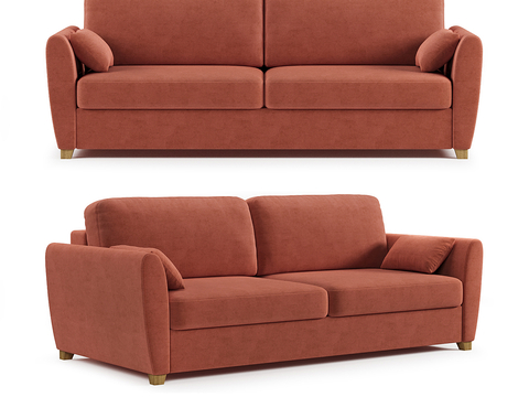 modern double sofa living room sofa