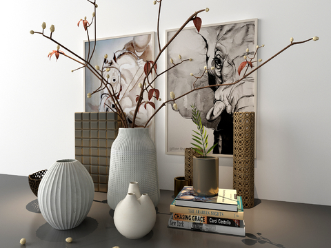 New Chinese-style Dried Branch Vase Furnishings