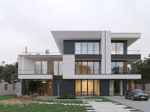 Modern Villa Architectural Appearance