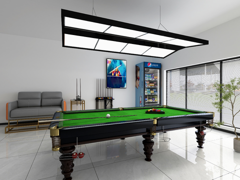 Modern Billiard Room